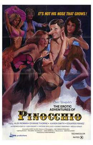 Erotic Adventures of Pinocchio Movie Poster Print