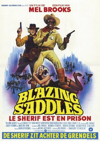 Blazing Saddles (French) Movie Poster Print