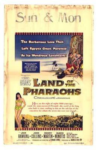 Land of the Pharaohs Movie Poster Print