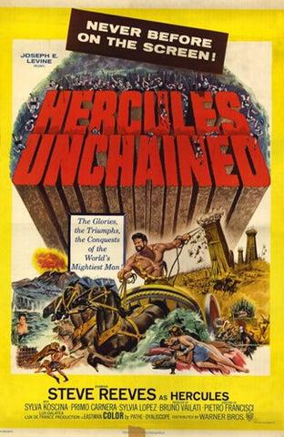Hercules Unchained Movie Poster Print