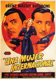International Lady Movie Poster Print