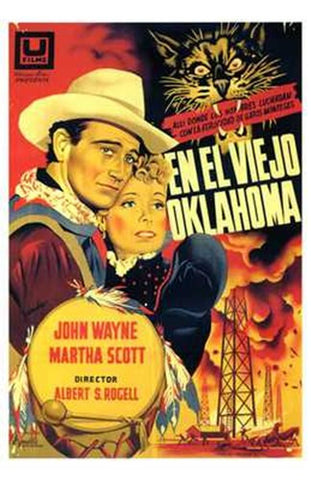 in Old Oklahoma Movie Poster Print