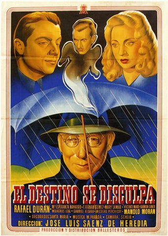 El Destino Se Disculpa Movie Poster Print