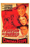 Garden of Evil Movie Poster Print