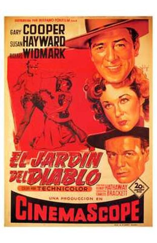 Garden of Evil Movie Poster Print