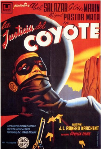 La Justicia Del Coyote Movie Poster Print