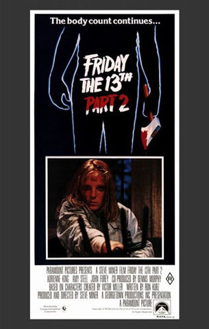 Friday the 13Th PMovie2 Movie Poster Print