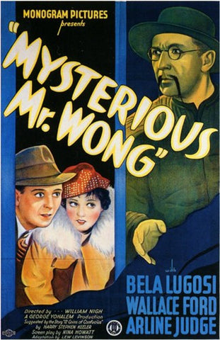 Mysterious Mr Wong Movie Poster Print