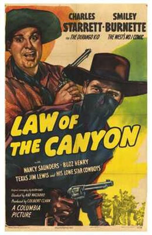 Law of the Canyon Movie Poster Print