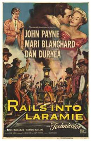 Rails Into Laramie Movie Poster Print
