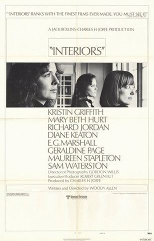 Interiors Movie Poster Print