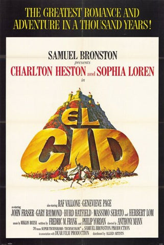 El Cid Movie Poster Print