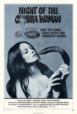 Night of the Cobra Woman Movie Poster Print