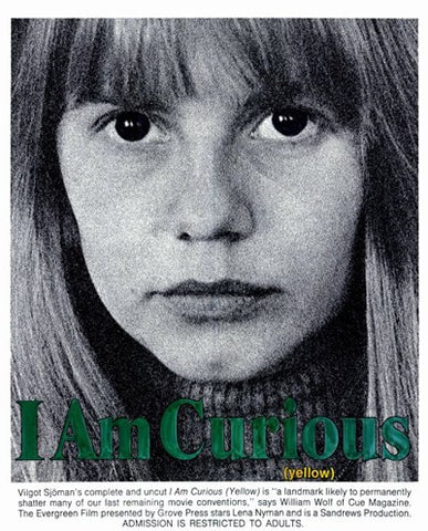 I Am Curious (Yellow) Movie Poster Print