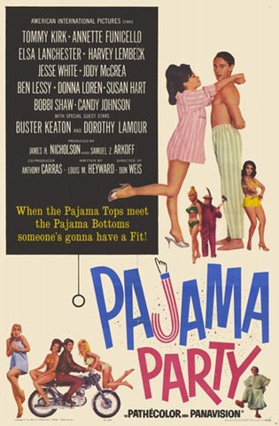 Pajama Party Movie Poster Print