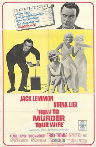 How to Murder Your Wife Movie Poster Print