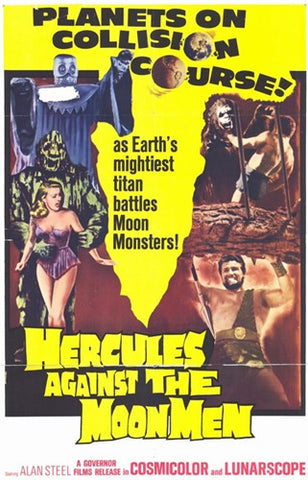 Hercules Against the Moon Men Movie Poster Print