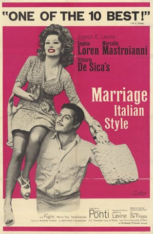 Marriage Italian Style Movie Poster Print