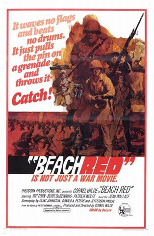 Beach Red Movie Poster Print