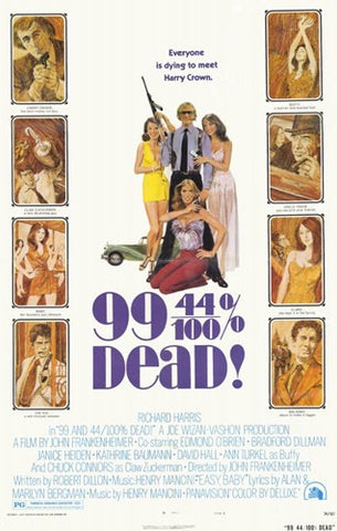 99 44-100Ths Dead Movie Poster Print