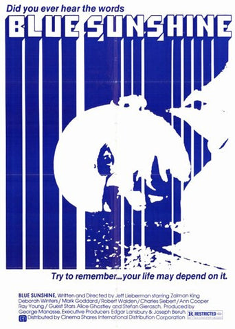 Blue Sunshine Movie Poster Print