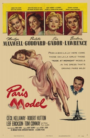 Paris Model Movie Poster Print
