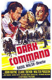 Dark Command Movie Poster Print