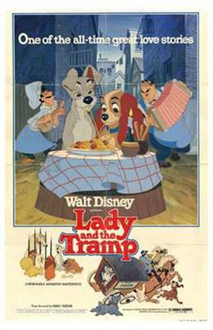 Lady and the Tramp Movie Poster Print