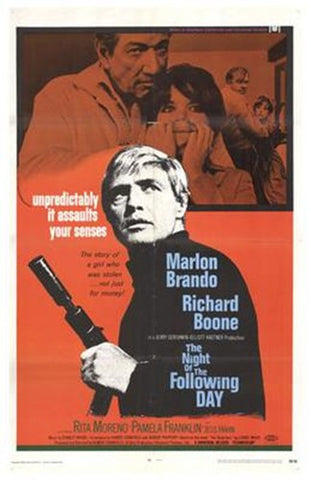 The Night of the Following Day Movie Poster Print