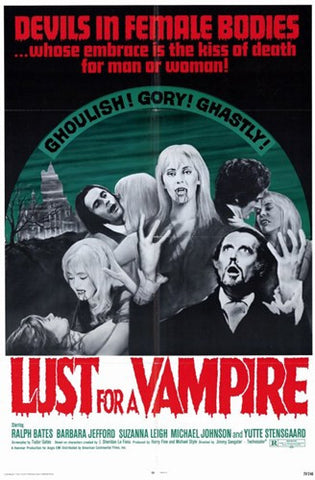 Lust for a Vampire Movie Poster Print
