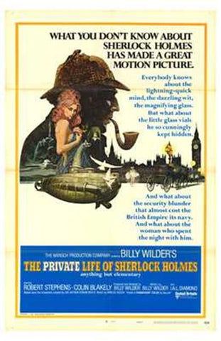 Private Life of Sherlock Holmes Movie Poster Print