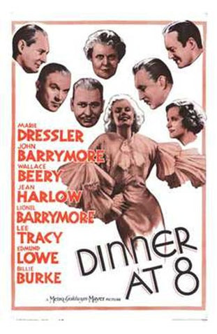 Dinner At Eight Movie Poster Print
