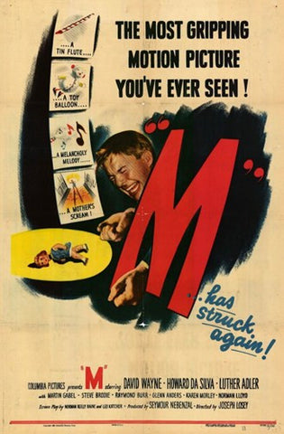 M Movie Poster Print