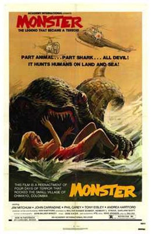 Monster Movie Poster Print