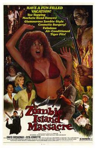 Zombie Island Massacre Movie Poster Print