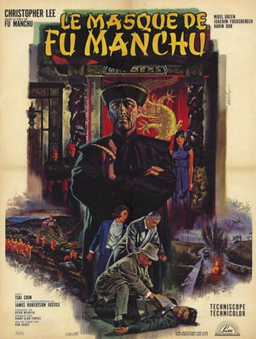 Mask of Fu Manchu Movie Poster Print