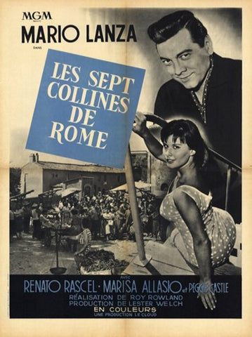 Seven Hills of Rome Movie Poster Print