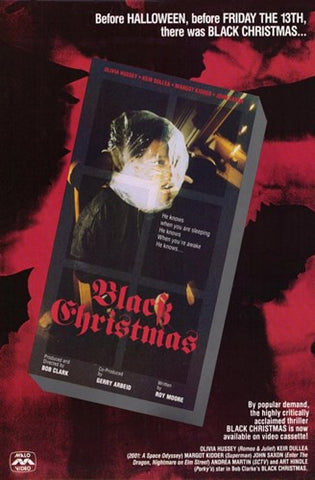 Black Christmas Movie Poster Print