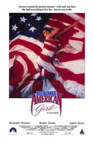 Red Blooded American Girl Movie Poster Print