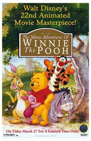 Many Adventures of Winnie the Pooh Movie Poster Print