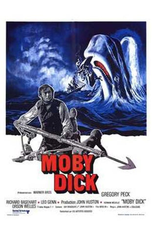 Moby Dick Movie Poster Print