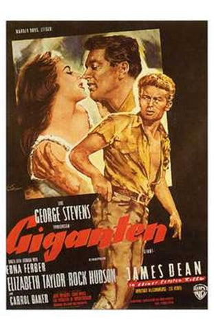 Giant, c.1956 (foreign) Movie Poster Print