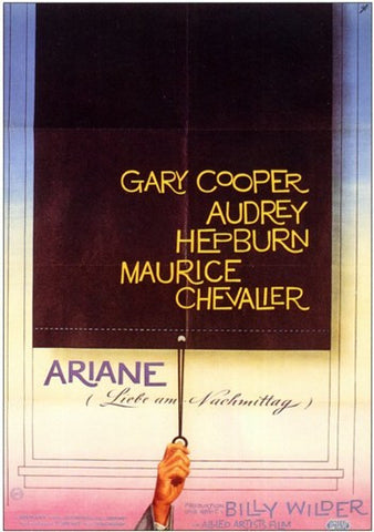 Love in the Afternoon Movie Poster Print