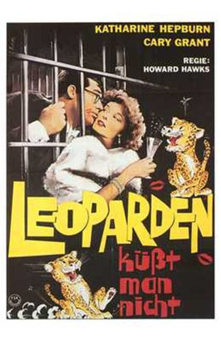 Bringing Up Baby Movie Poster Print