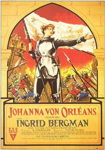 Joan of Arc Movie Poster Print