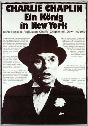 A King in New York Movie Poster Print