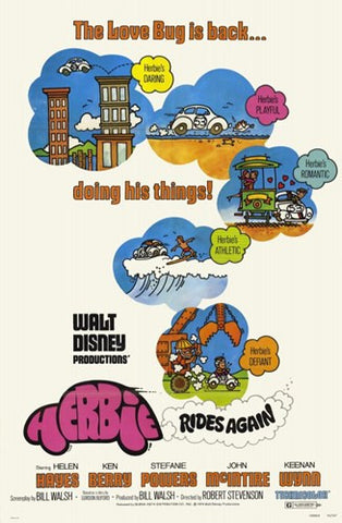 Herbie Rides Again Movie Poster Print