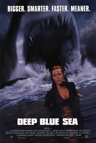 Deep Blue Sea Movie Poster Print