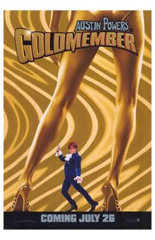 Austin Powers in Goldmember Movie Poster Print