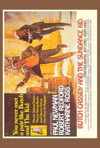 Butch Cassidy And The Sundance Kid Movie Poster Print